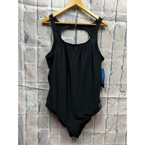 Figure Magic Womens One Piece Swimsuit Size 24W Nylon Blend - Picture 4 of 9